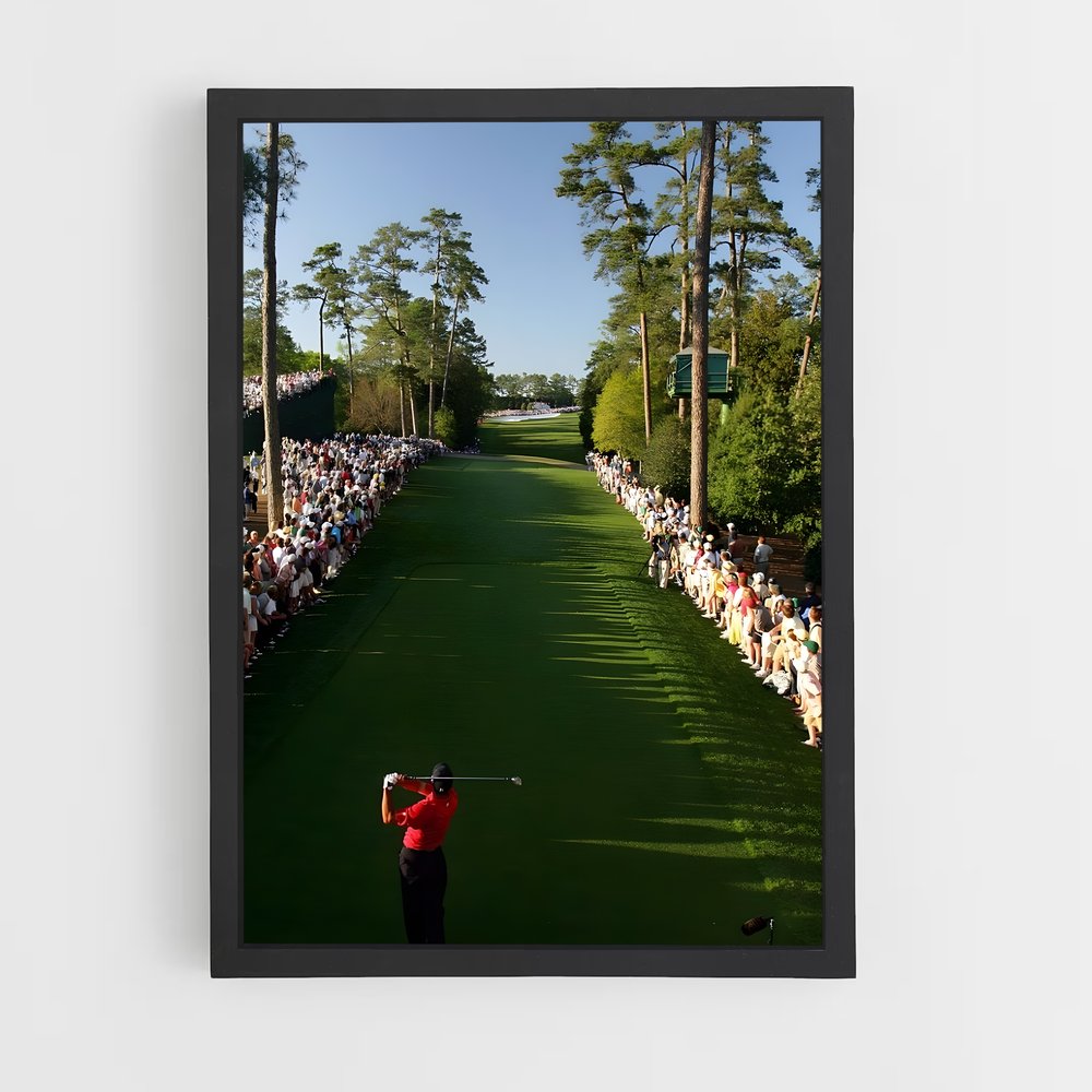 Poster Swinging to Victory – affiche Golf (vue 2)